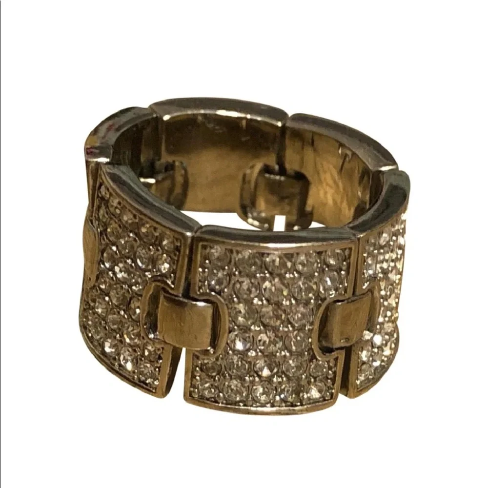 Flexible Diamond Studded Ring